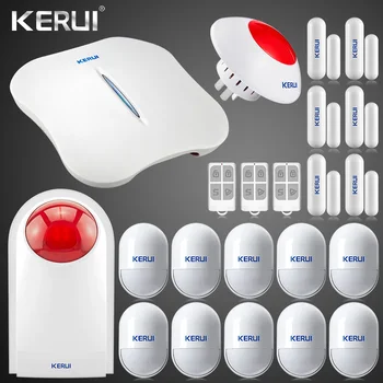 KERUI W1 WIFI Alarm System Home PSTN Burglar Security Intelligent System Android IOS APP Control Outdoor Flash siren Telephone 
KERUI W1 WIFI Alarm System Home PSTN Burglar Security Intelligent System Android IOS APP Control Outdoor Flash siren Telephone