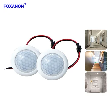 Foxanon AC110V-220V Infrared PIR Motion Sensor Switch For Light 100W Max Human body Starters Induction Sensor Control Detector
Foxanon AC110V-220V Infrared PIR Motion Sensor Switch For Light 100W Max Human body Starters Induction Sensor Control Detector