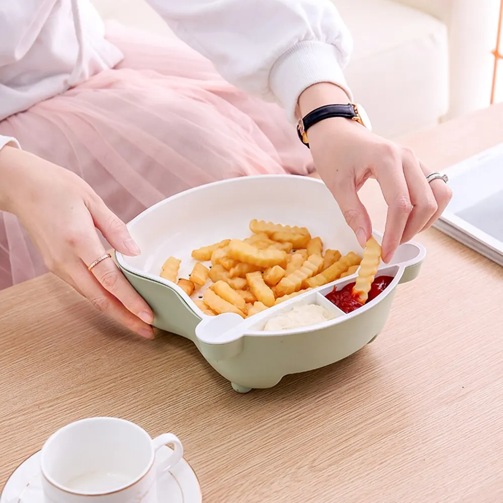 Double Layers Snacks Fruit Plate Bowl Seed Dish Container Storage Box with Cellphone Stand Holder Kitchen Accessories Lazy magic
Double Layers Snacks Fruit Plate Bowl Seed Dish Container Storage Box with Cellphone Stand Holder Kitchen Accessories Lazy magic