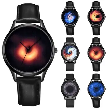 New Creative Black Hole No Number Big Dial Faux Leather Band Men Quartz Wrist Watch
New Creative Black Hole No Number Big Dial Faux Leather Band Men Quartz Wrist Watch