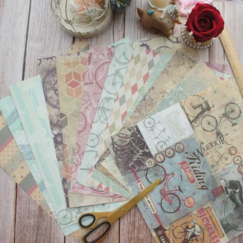 24sheets 12" DIY Ride A Bicycle To Zoo Retro style Design Gift Wrapping Paper Creative Paper Craft Handmade Scrapbooking Set
24sheets 12" DIY Ride A Bicycle To Zoo Retro style Design Gift Wrapping Paper Creative Paper Craft Handmade Scrapbooking Set