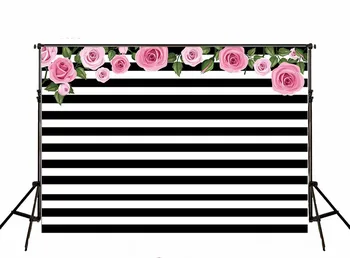 3D Pink Rose Leaves Black And White Stripe studio background Vinyl cloth High quality Computer print wall photo backdrop
3D Pink Rose Leaves Black And White Stripe studio background Vinyl cloth High quality Computer print wall photo backdrop