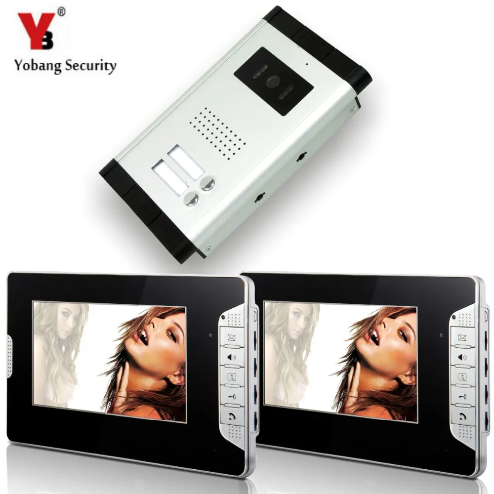 YobangSecurity 2 Units Apartment Intercom Wired 7" Video Door Phone Video Door Entry Intercom System Entry Access System
YobangSecurity 2 Units Apartment Intercom Wired 7" Video Door Phone Video Door Entry Intercom System Entry Access System