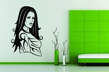 Wall Decal Vinyl Decor Sticker Tattoo Girl Women Face Hair Naughty Art Beautiful 
Wall Decal Vinyl Decor Sticker Tattoo Girl Women Face Hair Naughty Art Beautiful