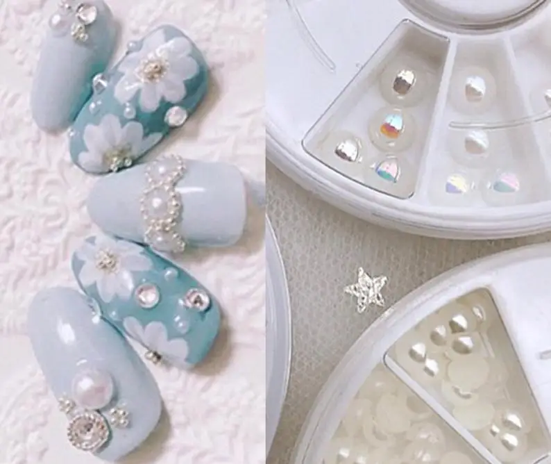1Box Semicircle pearls/ Multi AB white pearls nail deco/ Semicircular pearls nail art charm/ Various Sizes deco/ UV gel UV,ZH654
1Box Semicircle pearls/ Multi AB white pearls nail deco/ Semicircular pearls nail art charm/ Various Sizes deco/ UV gel UV,ZH654