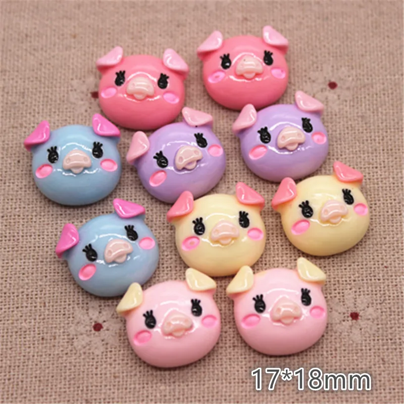 10pcs 17*18mm Kawaii Resin Little Pig Flatback Cabochon for Kids Clip DIY Hair Ornament Accessories
10pcs 17*18mm Kawaii Resin Little Pig Flatback Cabochon for Kids Clip DIY Hair Ornament Accessories