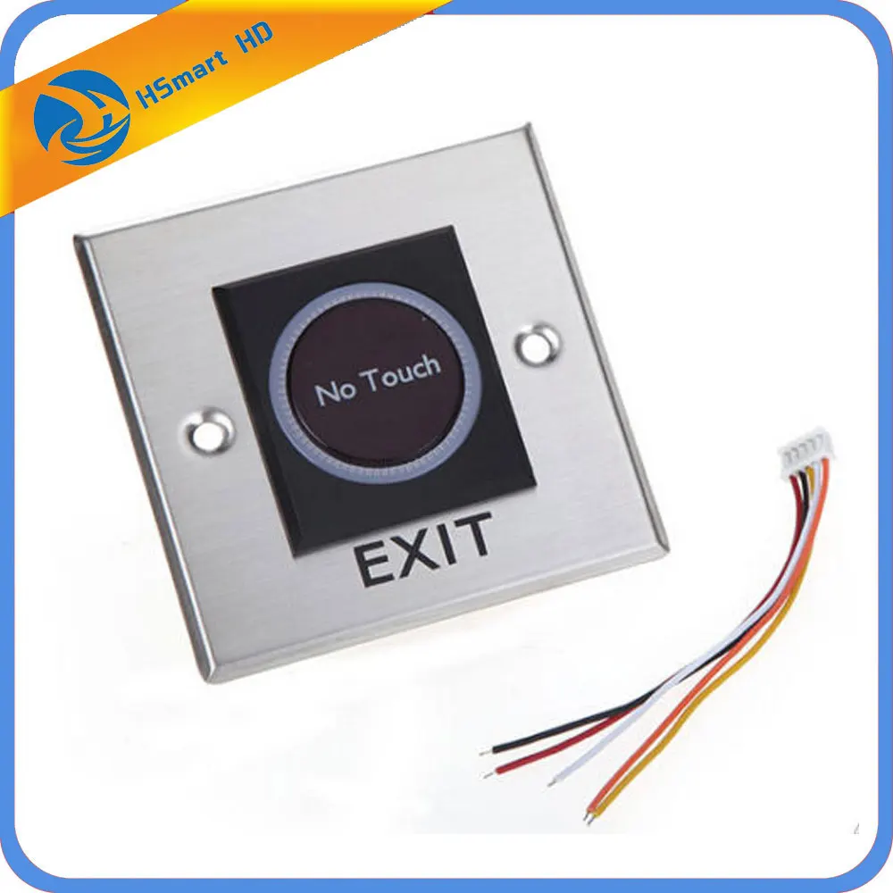 New Infrared Sensor Switch No Touch Contactless Door Release Exit Button With LED Indication For Home Access Control 
New Infrared Sensor Switch No Touch Contactless Door Release Exit Button With LED Indication For Home Access Control