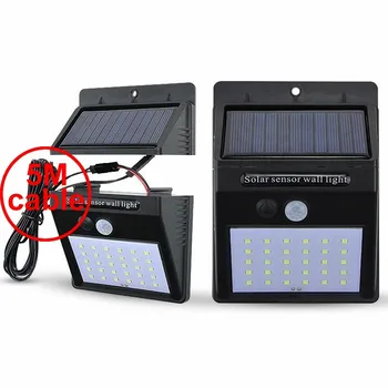 30 led 500lm solar light split mount pIR motion 3 senser indoor smart switch lamps I 5M cable street wall lamp for deck garage
30 led 500lm solar light split mount pIR motion 3 senser indoor smart switch lamps I 5M cable street wall lamp for deck garage