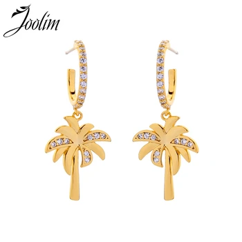 JOOLIM Jewelry/ Light Yellow Gold Color Coconut Tree Drop Earrings for Women 2019 Earrings
JOOLIM Jewelry/ Light Yellow Gold Color Coconut Tree Drop Earrings for Women 2019 Earrings