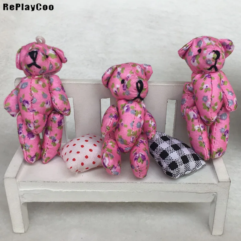 100PCS/LOT Mini Teddy Bear Stuffed Plush Toys 6cm Small Bear Stuffed Toys pink pelucia Pendant Kids Birthday Gift HMR028
100PCS/LOT Mini Teddy Bear Stuffed Plush Toys 6cm Small Bear Stuffed Toys pink pelucia Pendant Kids Birthday Gift HMR028