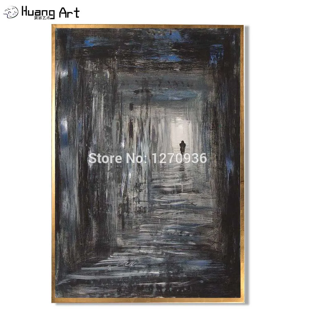 Hand-painted Modern Abstract Dark Narrow Alley People Walking Landscape 100% Handmade Oil Painting On Canvas Landscape Paintings
Hand-painted Modern Abstract Dark Narrow Alley People Walking Landscape 100% Handmade Oil Painting On Canvas Landscape Paintings