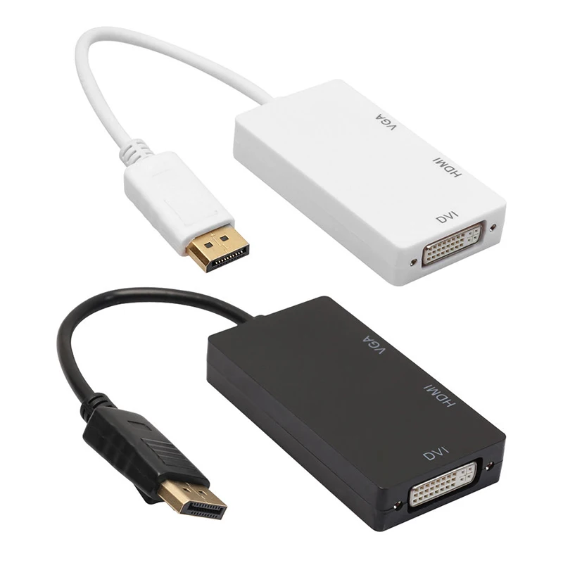New 3 IN 1 Mini DisplayPort DP To HDMI VGA DVI Cable Adapter 28cm Suitable For Microsoft Surface Pro Mayitr
New 3 IN 1 Mini DisplayPort DP To HDMI VGA DVI Cable Adapter 28cm Suitable For Microsoft Surface Pro Mayitr