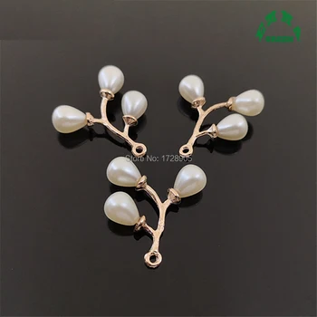 Pearl Leaf Tree Charm Pendant gold color buttons buckle flat back embellishment for Craft DIY hair bow flower 30 mm 10 pcs
Pearl Leaf Tree Charm Pendant gold color buttons buckle flat back embellishment for Craft DIY hair bow flower 30 mm 10 pcs
