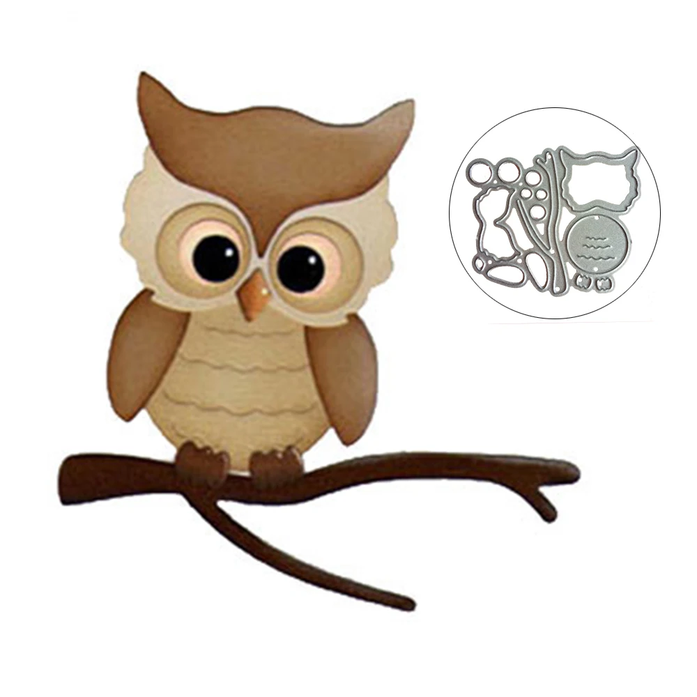 Bi fujian Cute Branch owl Metal Cutting Dies Stencils For DIY Scrapbooking Decor Embossing Suit Paper Cards Die Cutting Template
Bi fujian Cute Branch owl Metal Cutting Dies Stencils For DIY Scrapbooking Decor Embossing Suit Paper Cards Die Cutting Template