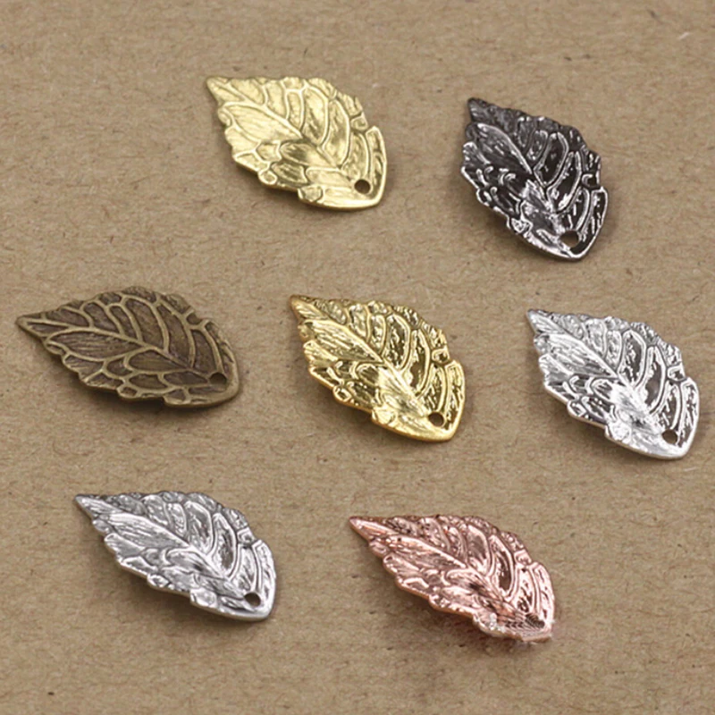 20pcs 18x10mm Copper Leaves Beads Accessories Leaf Pendants Gold\Sliver Color Plated Tree Leaf Connectors For Jewelry Making
20pcs 18x10mm Copper Leaves Beads Accessories Leaf Pendants Gold\Sliver Color Plated Tree Leaf Connectors For Jewelry Making
