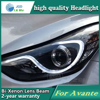 Car Styling Head Lamp case for Hyundai ELANTRA 2012-2014 Headlights LED Headlight DRL Lens Double Beam Bi-Xenon HID Accessories
Car Styling Head Lamp case for Hyundai ELANTRA 2012-2014 Headlights LED Headlight DRL Lens Double Beam Bi-Xenon HID Accessories
