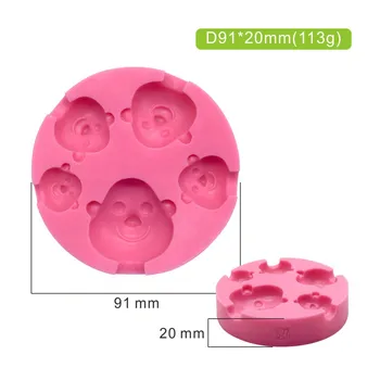 1 Piece Five Face / Head Mould Silicone Fondant Cake Mold Create Perfect Faces Heads
1 Piece Five Face / Head Mould Silicone Fondant Cake Mold Create Perfect Faces Heads