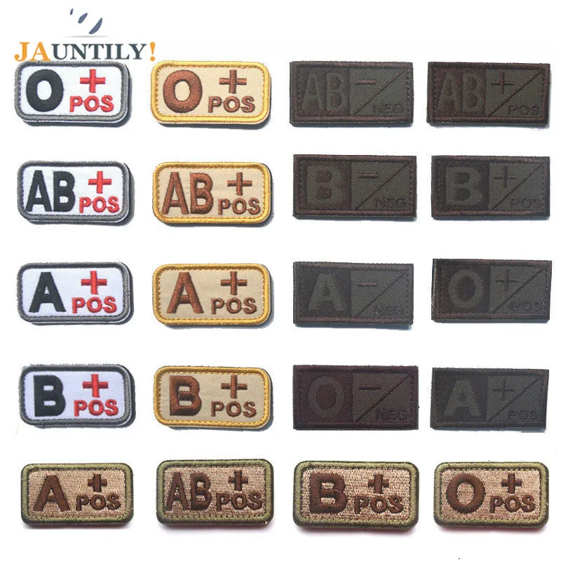 5*2.6CM Tactical Blood Type Chapter Embroidery Chapter A B AB O Type Badge Patch Epaulette Badges Backpack Accessories Armband
5*2.6CM Tactical Blood Type Chapter Embroidery Chapter A B AB O Type Badge Patch Epaulette Badges Backpack Accessories Armband