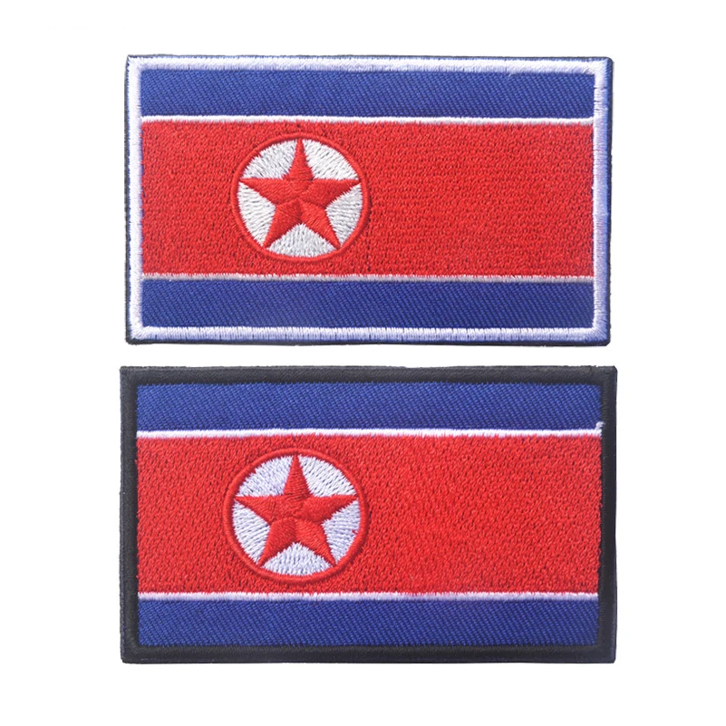 Embroidered Democratic People's Republic of Korea DPRK Flag Badge Tactical Military Hook&Loop Embroidery Patch Emblems Appliques
Embroidered Democratic People's Republic of Korea DPRK Flag Badge Tactical Military Hook&Loop Embroidery Patch Emblems Appliques