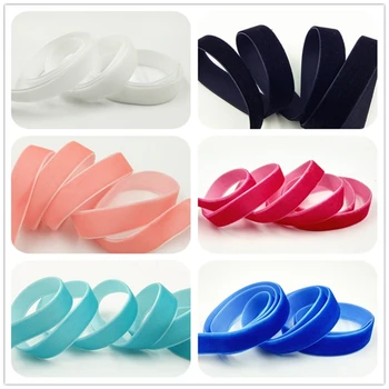 Q&N ribbon 5/8inch 16mm single faced nylon non elastic velvet ribbon solid color Nylon Webbing 25yards/lot
Q&N ribbon 5/8inch 16mm single faced nylon non elastic velvet ribbon solid color Nylon Webbing 25yards/lot