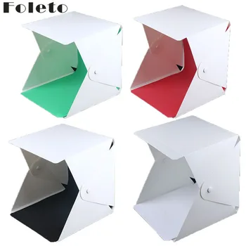 Foleto 23cm Mini Folding Softbox Studio Portable Photography Desktop LED Light Photo Soft Box Built-in button 4Color Background
Foleto 23cm Mini Folding Softbox Studio Portable Photography Desktop LED Light Photo Soft Box Built-in button 4Color Background