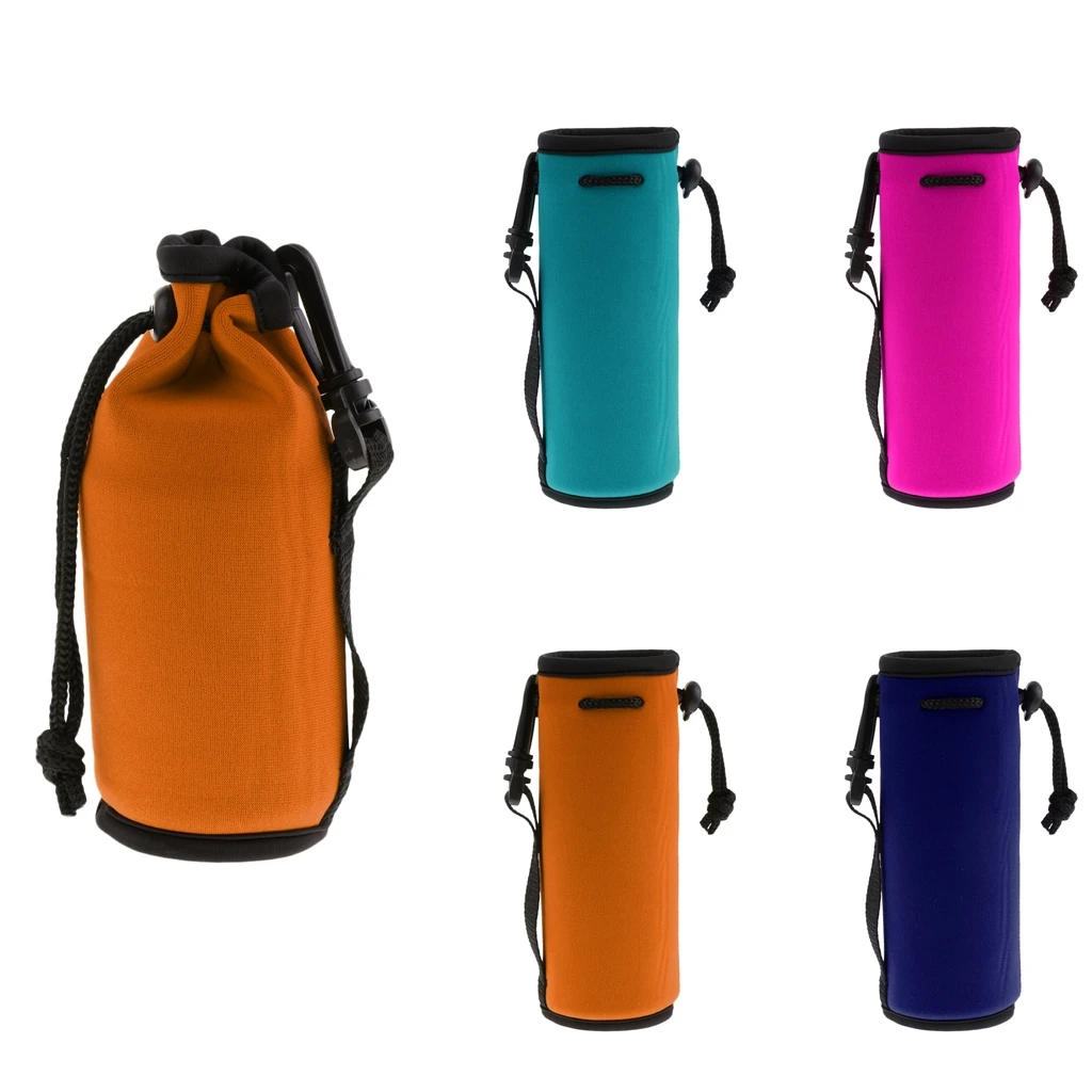 Premium Neoprene 500ml Bottle Sleeve Bag Water Bottle Pocket Carrier with Handy Drawstring and Plastic Hook for Backpack
Premium Neoprene 500ml Bottle Sleeve Bag Water Bottle Pocket Carrier with Handy Drawstring and Plastic Hook for Backpack
