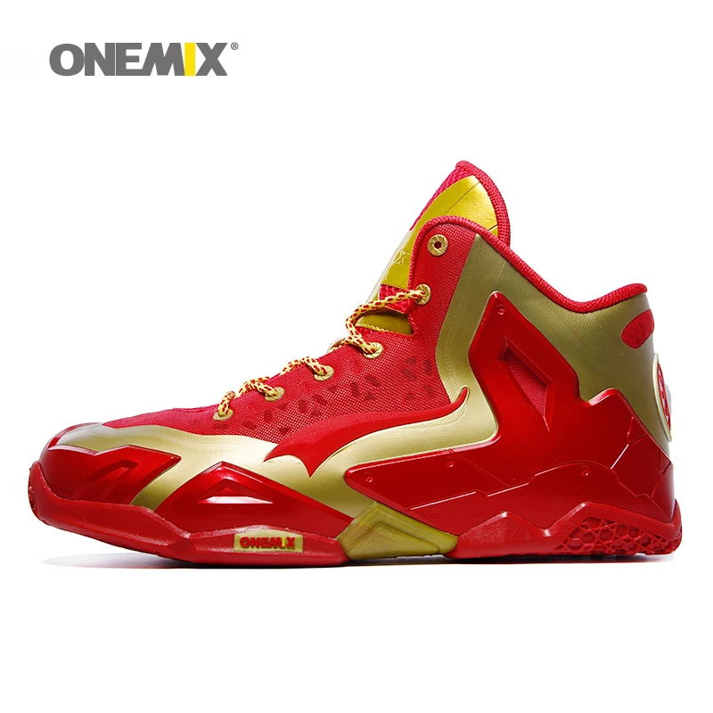 Image ONEMIX men basketball shoes top quality athletic sports sneakers anti slip basketball boots free shipping plus size US7 US12