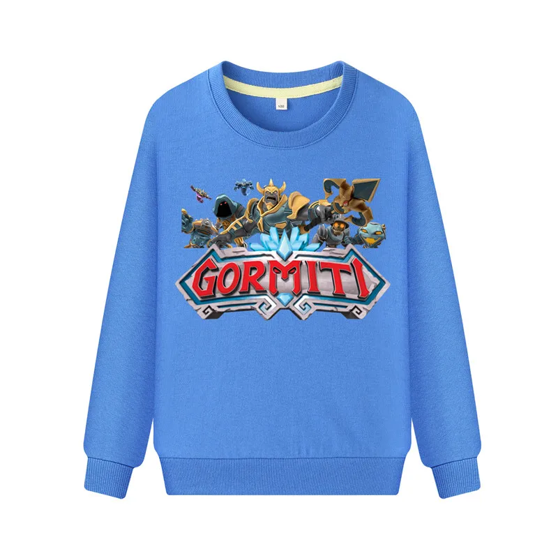 Children Spring Autumn Thin Hoodies Boys Girls Cartoon Gormiti Print Hoodie Kids Sports Pullover Sweatshirts Costume 2019 WK114 (4)