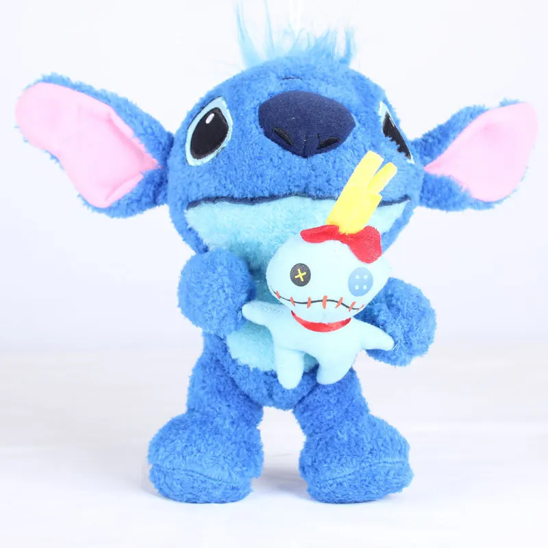 Kawaii Lilo and Stitch Plush Toys Blue Stitch Scrump Soft Stuffed Animals Dolls Children Kids Birthday Gift 8pcslot 23cm (25)