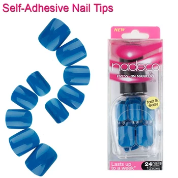 12sets Pure Color Acrylic Artifical Nail Polish Art Tips Blue Self-Adhesive Finger Nails Glued French Manicure Nails RCP-01
12sets Pure Color Acrylic Artifical Nail Polish Art Tips Blue Self-Adhesive Finger Nails Glued French Manicure Nails RCP-01