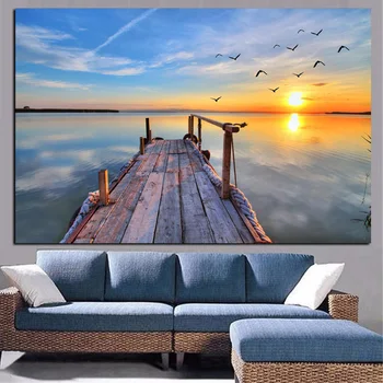 HD Print Natural Sky Sunset Seascape Bird Modern Oil Painting on Canvas Pop Art Wall Picture for Living Room Cuadros Decoration
HD Print Natural Sky Sunset Seascape Bird Modern Oil Painting on Canvas Pop Art Wall Picture for Living Room Cuadros Decoration