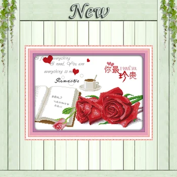 Love red rose flowers decor painting counted printed on canvas DMC 14CT 11CT chinese Cross Stitch Needlework Set Embroidery kits
Love red rose flowers decor painting counted printed on canvas DMC 14CT 11CT chinese Cross Stitch Needlework Set Embroidery kits