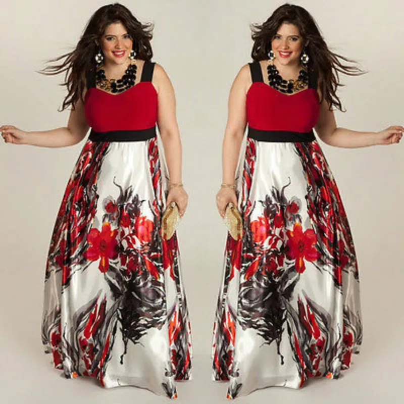 2016 Plus Size Women Sexy Summer Dress Fashion Long Evening Party Beach Flower Elegant Dress
2016 Plus Size Women Sexy Summer Dress Fashion Long Evening Party Beach Flower Elegant Dress