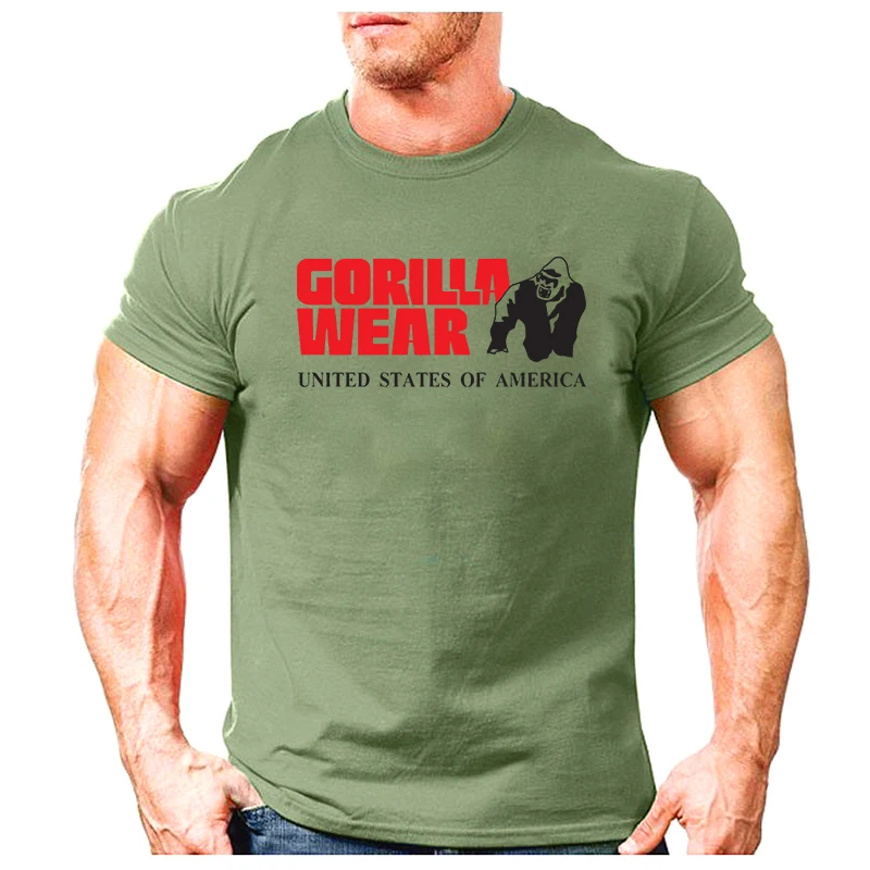 2019 Tshirts Men short sleeve T-Shirt men Gorilla WEAR printing Sweatshirt Mens Casual Brand Clothing pullover Tops&Tees
2019 Tshirts Men short sleeve T-Shirt men Gorilla WEAR printing Sweatshirt Mens Casual Brand Clothing pullover Tops&Tees