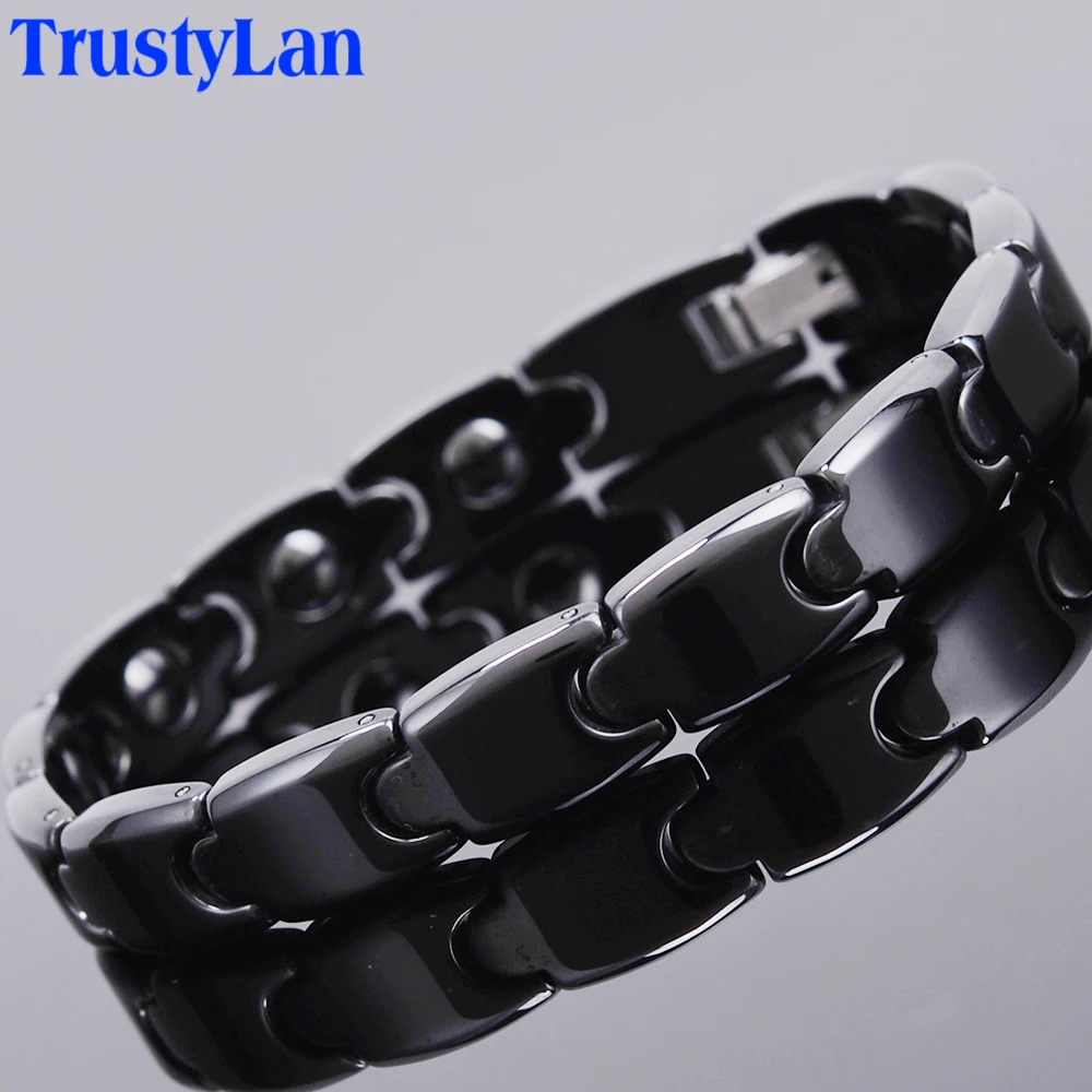 Smooth Black/White Ceramic Men Bracelet Female Mens Bracelets For Women Accessories Healthy Magnetic Couple Bracelets Jewelry
Smooth Black/White Ceramic Men Bracelet Female Mens Bracelets For Women Accessories Healthy Magnetic Couple Bracelets Jewelry