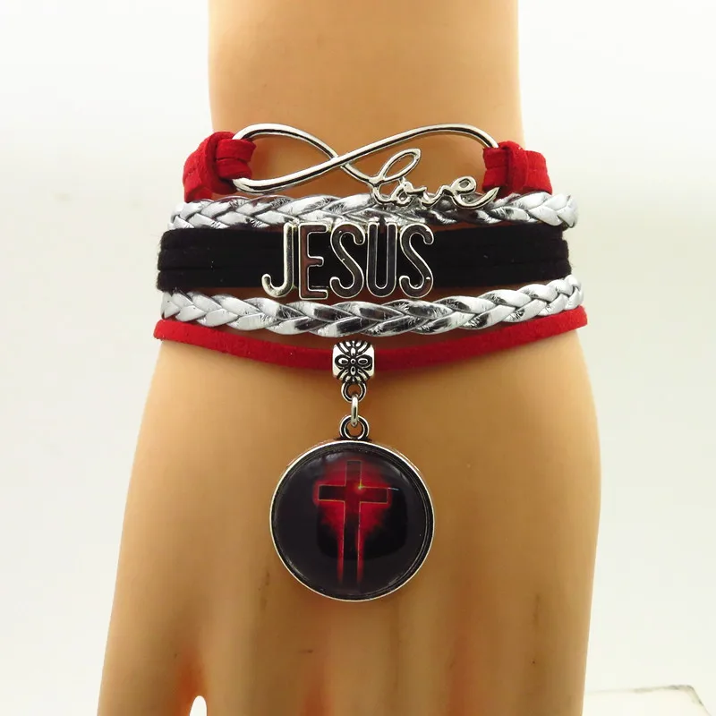 Love Jesus bracelet fish charm Christian gift jesus bangle leather wrap bracelets & bangles for woman and man jewelry
Love Jesus bracelet fish charm Christian gift jesus bangle leather wrap bracelets & bangles for woman and man jewelry