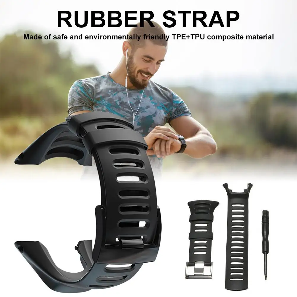 New Watch Band Strap, Soft Black Rubber Watch Replacement Band Watch Strap Accessory Strap For Suunto Ambit 1/2/2S/2R/3
New Watch Band Strap, Soft Black Rubber Watch Replacement Band Watch Strap Accessory Strap For Suunto Ambit 1/2/2S/2R/3