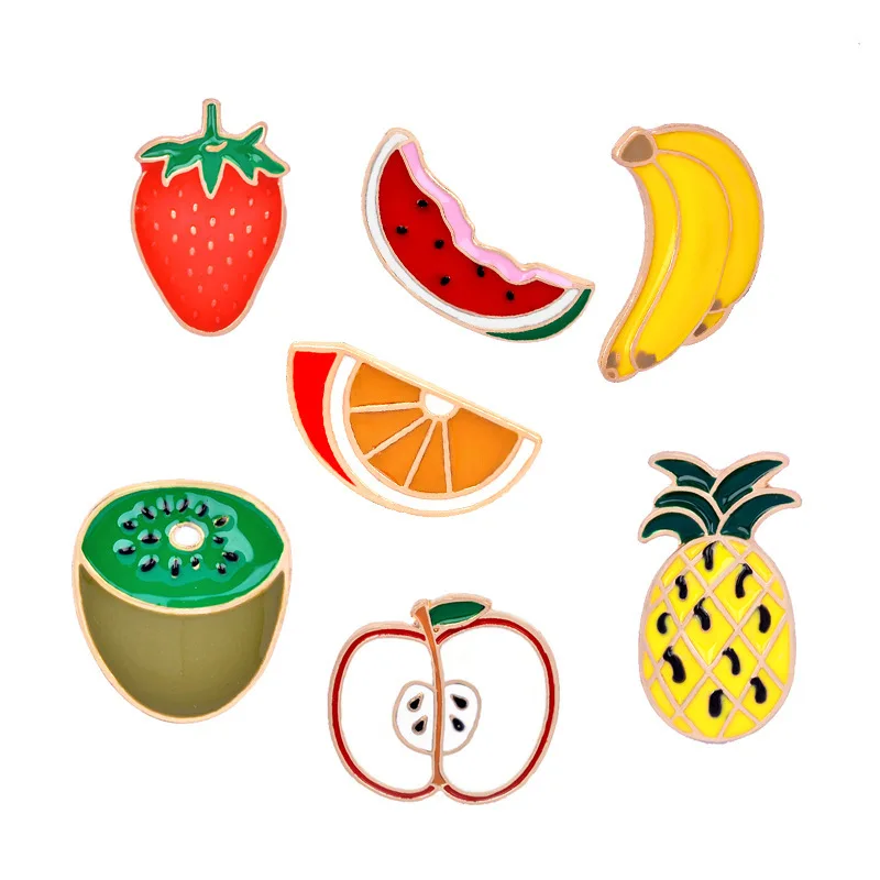 2018 New Jewelry Creative Brooch Watermelon Strawberry Apple Banana Pineapple Series Pins For Women
2018 New Jewelry Creative Brooch Watermelon Strawberry Apple Banana Pineapple Series Pins For Women