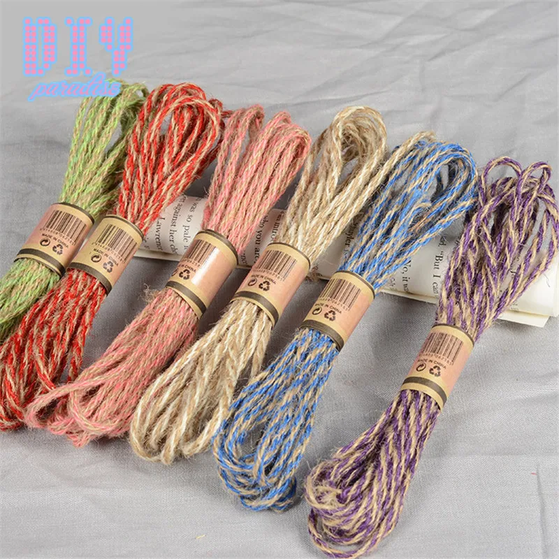 10M colorful Natural Burlap Hessian Jute Twine Cord Hemp Rope Trim Rustic Wrap Gift Packing String Wedding Party Decoration
10M colorful Natural Burlap Hessian Jute Twine Cord Hemp Rope Trim Rustic Wrap Gift Packing String Wedding Party Decoration