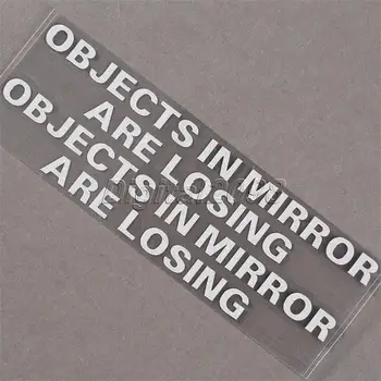 Yetaha 1Pc New Word OBJECTS IN MIRROR ARE LOSING SET Decals For VW Car Sticker Styling Accessories Door Window Laptop Stickers
Yetaha 1Pc New Word OBJECTS IN MIRROR ARE LOSING SET Decals For VW Car Sticker Styling Accessories Door Window Laptop Stickers