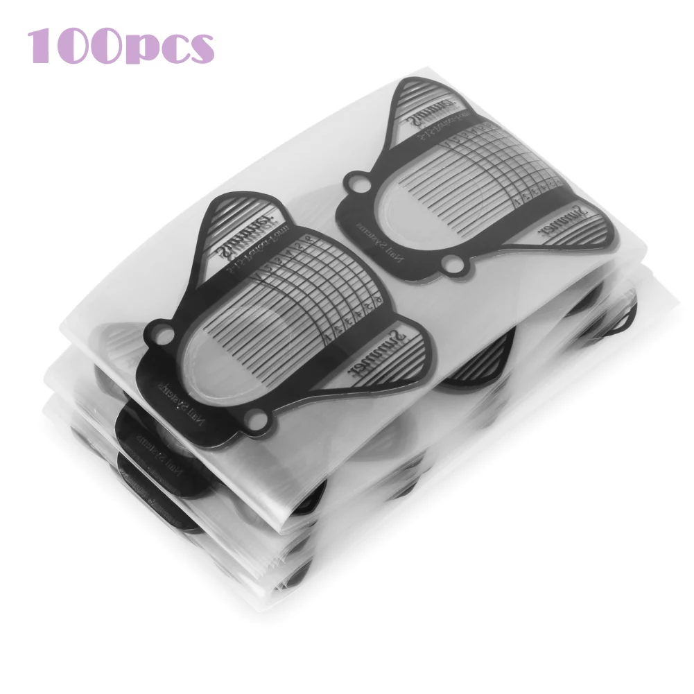 Профессиональная маникюрная форма 50/100/500 шт. накладки для наращивания ногтей