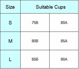 LB6922-6923 Size Chart