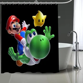 Custom Super Mario Shower Curtain Modern Fabric Bath Curtains Home Decor Curtains With hook More Size High Quality
Custom Super Mario Shower Curtain Modern Fabric Bath Curtains Home Decor Curtains With hook More Size High Quality