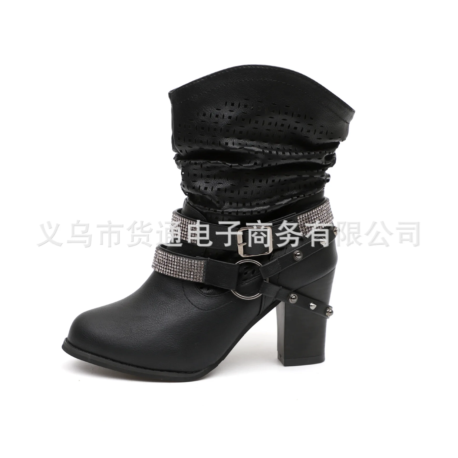 2018 New Trend Solid Color Round Head Low Tube Short Boots Thick With Belt Buckle Rhinestone Decorative Ladies Boots
2018 New Trend Solid Color Round Head Low Tube Short Boots Thick With Belt Buckle Rhinestone Decorative Ladies Boots