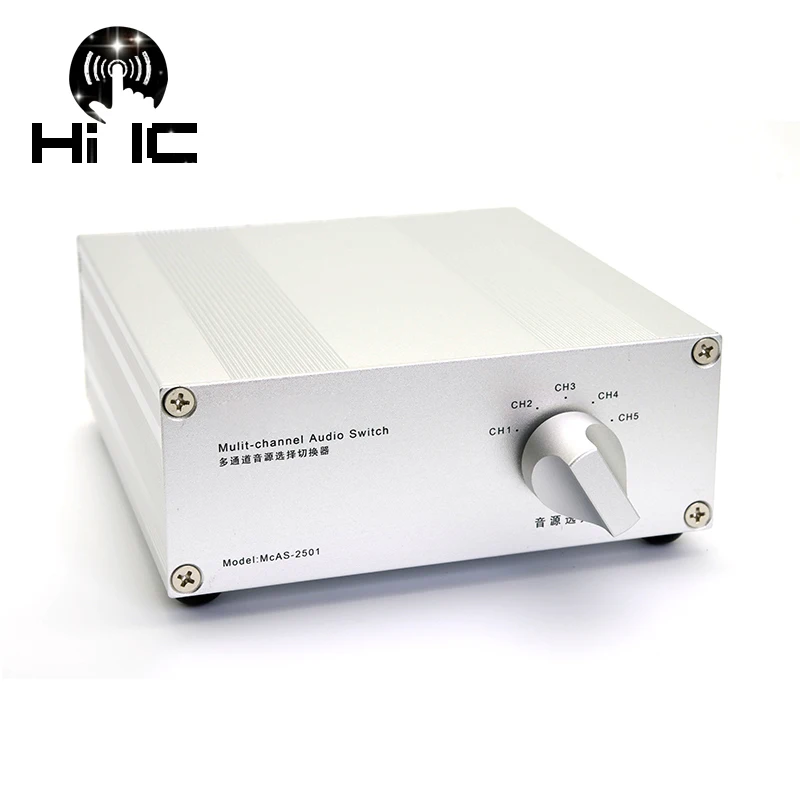 4 Input 1 Output/ 5 Input 1 Output Passive Audio Signal Switcher Switch Selector Box Sound HiFi Audio Signal Splitter With RCA
4 Input 1 Output/ 5 Input 1 Output Passive Audio Signal Switcher Switch Selector Box Sound HiFi Audio Signal Splitter With RCA