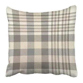 Throw Pillow Covers 16 x 16 Inches Gray Border Tartan Plaid Pattern in Shades of Cream Beige Brown and Grey Tan Check
Throw Pillow Covers 16 x 16 Inches Gray Border Tartan Plaid Pattern in Shades of Cream Beige Brown and Grey Tan Check