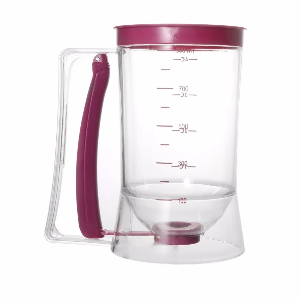 900ml Cupcake Pancake Batter Dispenser Cream Cake Mix Dispenser Jug Baking Essentials Maker Cooking Tools Funnel Measuring Cup
900ml Cupcake Pancake Batter Dispenser Cream Cake Mix Dispenser Jug Baking Essentials Maker Cooking Tools Funnel Measuring Cup
