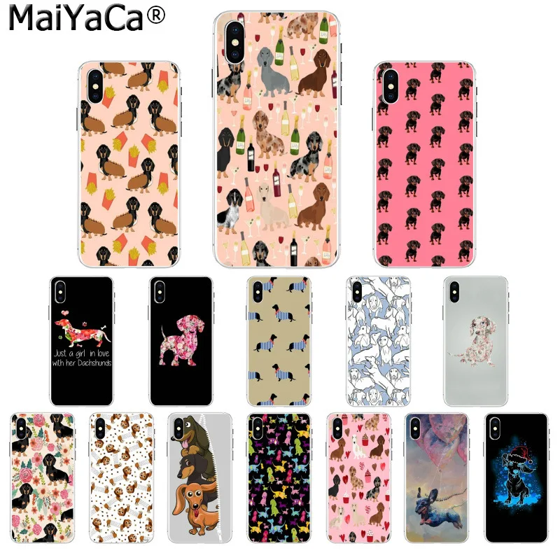MaiYaCa Dachshund Doxie Flower Dog Puppy Novelty Fundas Phone Case Cover for iPhone X XS MAX 6 6S 7 7plus 8 8Plus 5 5S XR
MaiYaCa Dachshund Doxie Flower Dog Puppy Novelty Fundas Phone Case Cover for iPhone X XS MAX 6 6S 7 7plus 8 8Plus 5 5S XR