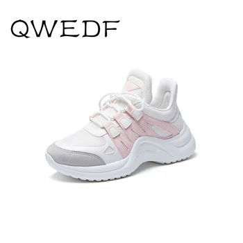 QWEDF Brand 2019 Breathable Mesh Women Casual Shoes Vulcanize Female Fashion Sneakers Lace Up Soft High Leisure FootwearsN1-85
QWEDF Brand 2019 Breathable Mesh Women Casual Shoes Vulcanize Female Fashion Sneakers Lace Up Soft High Leisure FootwearsN1-85