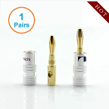 2pcs/1 pair High-Quality Gold Plated Musical Amplifier Speaker Cable Wire Pin Banana Plug Connector w/ Color Coded, set Screw
2pcs/1 pair High-Quality Gold Plated Musical Amplifier Speaker Cable Wire Pin Banana Plug Connector w/ Color Coded, set Screw